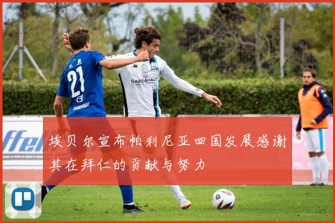 埃贝尔宣布帕利尼亚回国发展感谢其在拜仁的贡献与努力